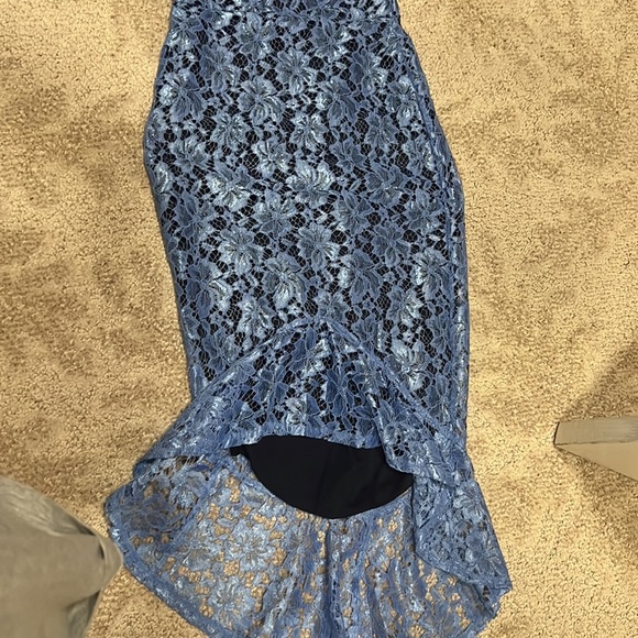 Gorgeous blue lace mermaid dress size S โค๏ธ - Picture 2 of 5